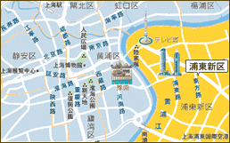 地図浦東新区