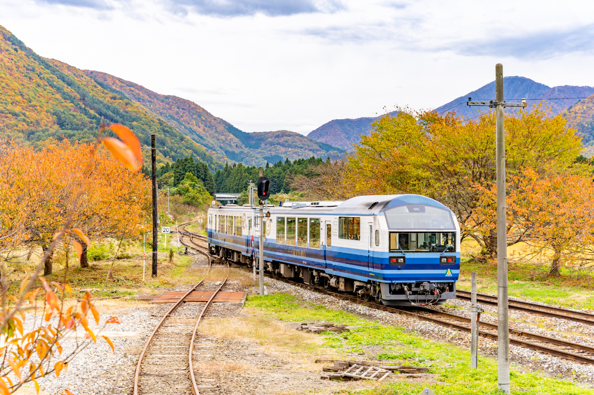 お座トロ展望列車