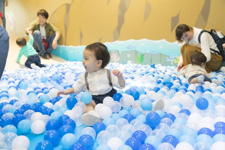 アンパンマンミュージアム 「わんぱくアイランド」 ボールプール
