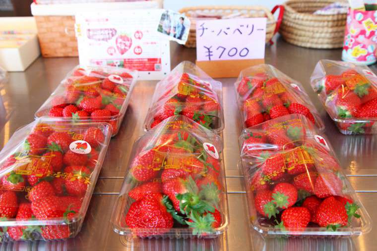 エーアト・ベーレで販売されているいちご