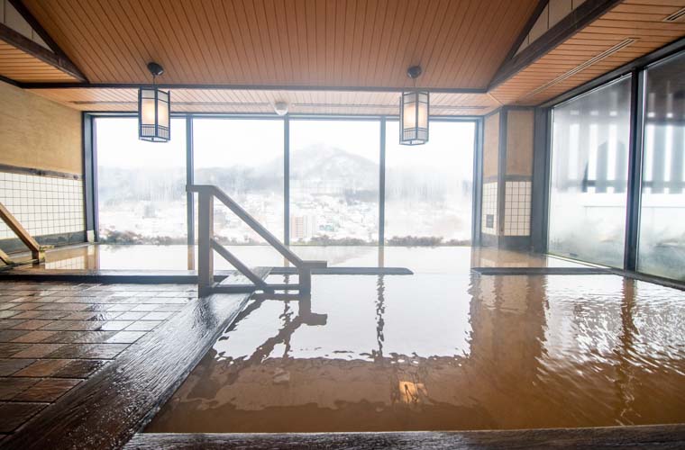 天然温泉「海峡の湯」の内湯