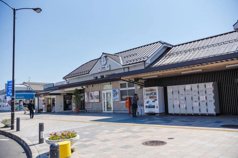 岩手県　宮古駅前