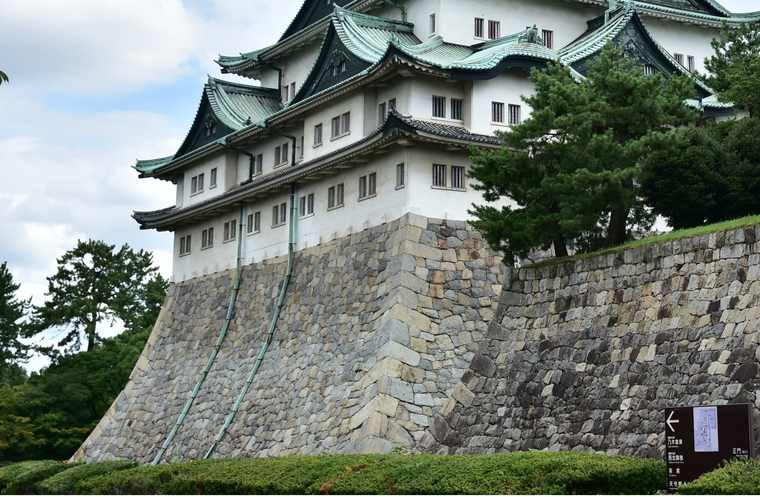 名古屋城 天守閣の石垣