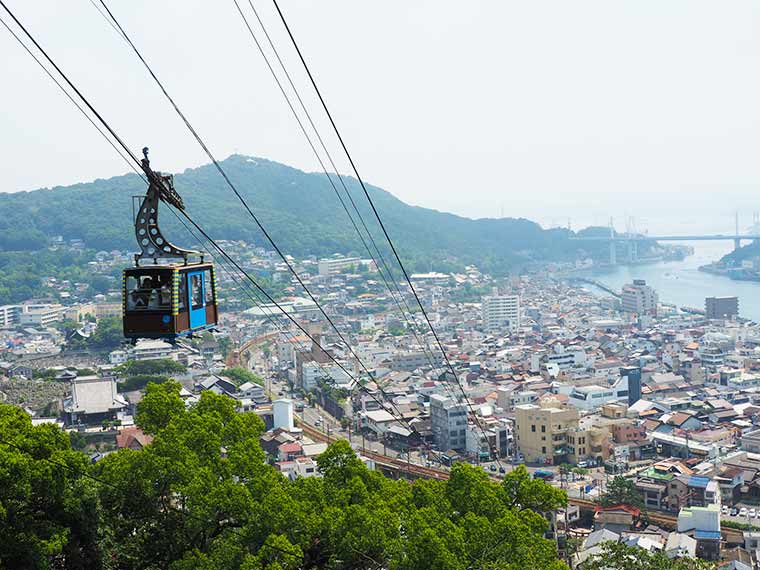 広島県・尾道市 千光寺山ロープウェイ 絶景
