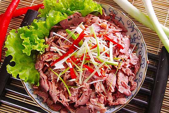 アヒルの燻製