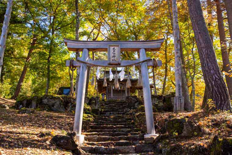 横谷渓谷 木戸口神社