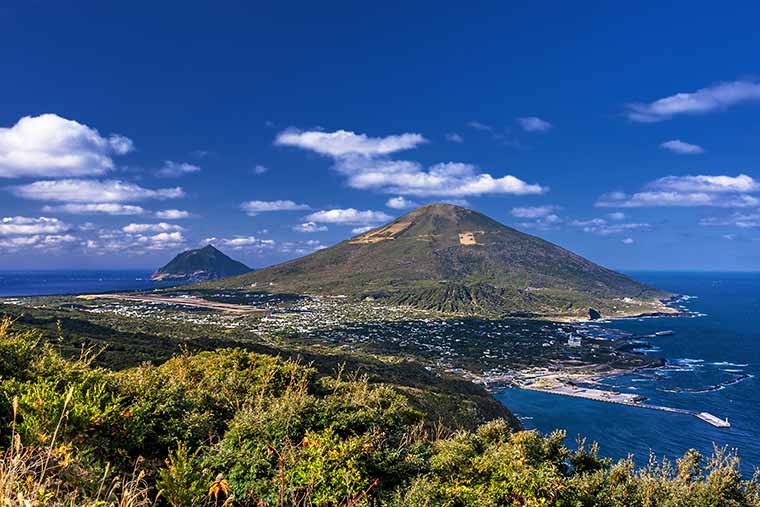 八丈島の風景