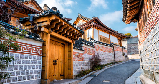 北村韓屋村・三清洞通り