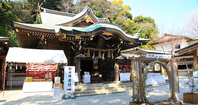 江島神社 辺津宮(へつみや)