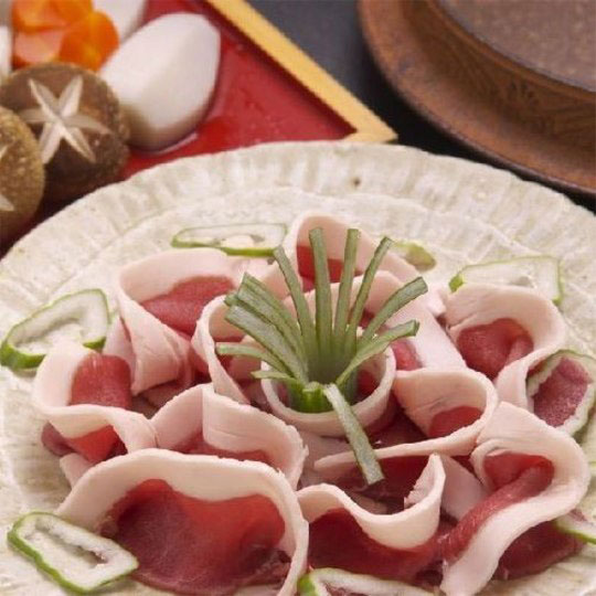 湯ヶ島温泉　落合楼　村上　猪鍋