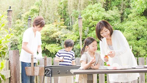 アウトドアをするため
