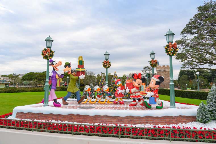東京ディズニーランド クリスマスデコレーション
