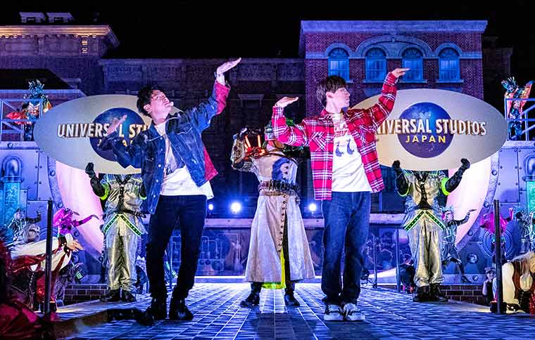 USJ「ゾンビ・デ・ダンス」 EXILE NAOTO・山下健二郎