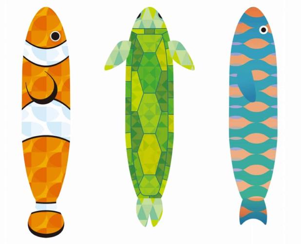小浜島の海の生き物たちをモチーフにしたデザイン