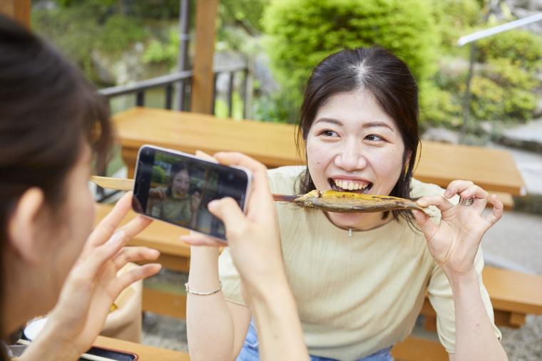 鮎の塩焼き