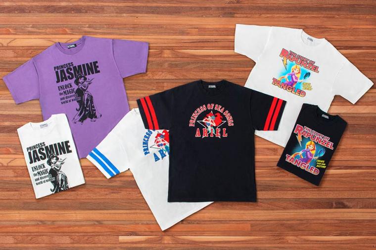 「ヒステリック グラマー」プロデュース ディズニープリンセスTシャツ