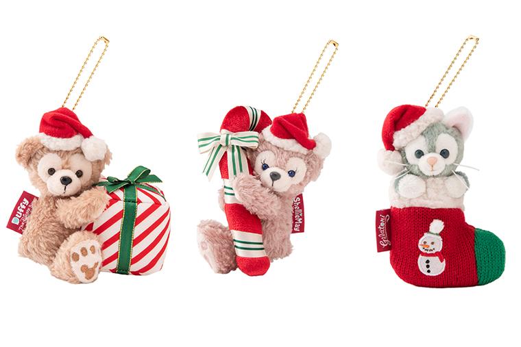 ダッフィーのクリスマス2021 ぬいぐるみバッジ