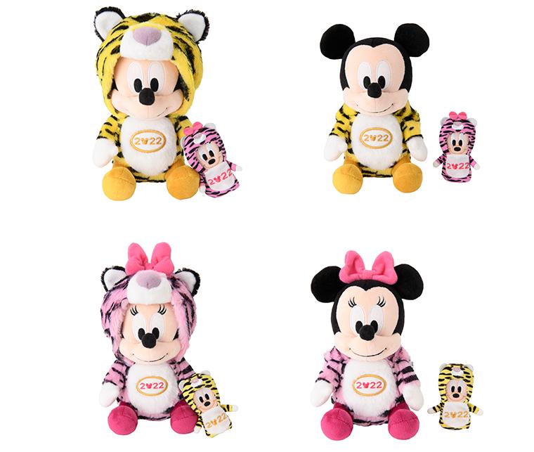 東京ディズニーリゾートのお正月2022 ぬいぐるみ＆ぬいぐるみバッジ