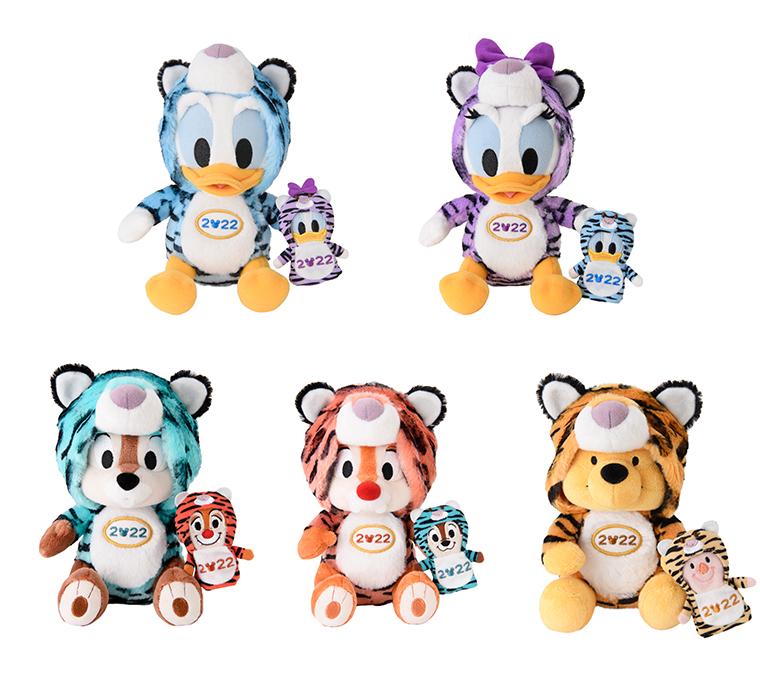 東京ディズニーリゾートのお正月2022 ぬいぐるみ＆ぬいぐるみバッジ
