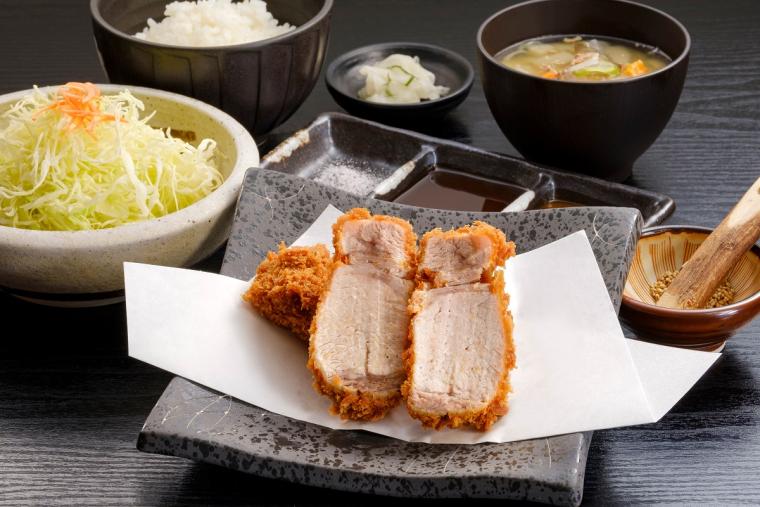 上ロースかつランチ