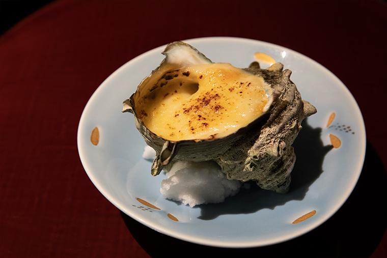 BOSCAGE Kariya　夕食　サザエグラタン