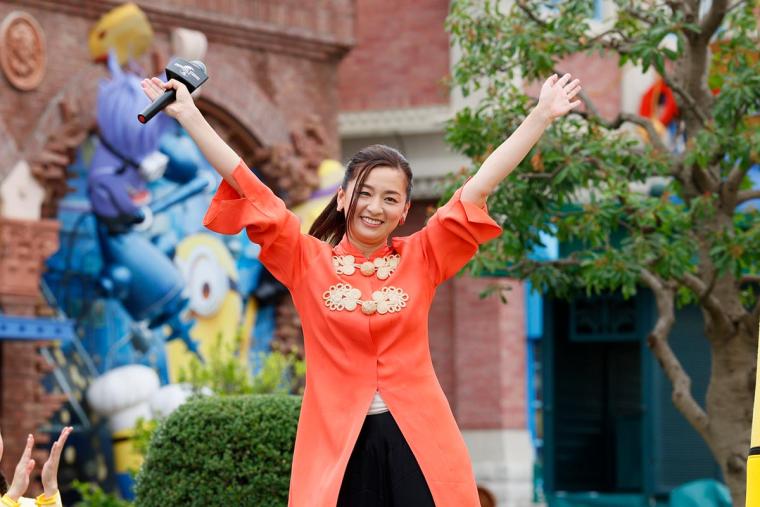 USJ「ミニオンズフィーバー」映画公開記念イベント 尾野真千子