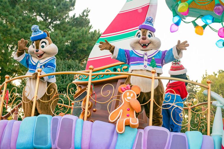 東京ディズニーランド ディズニークリスマスストーリーズ コミカルで賑やかなドナルドファミリーのクリスマス