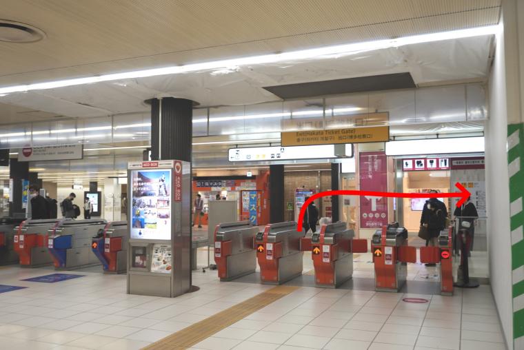 博多バスターミナルアクセスガイドー地下鉄博多駅から