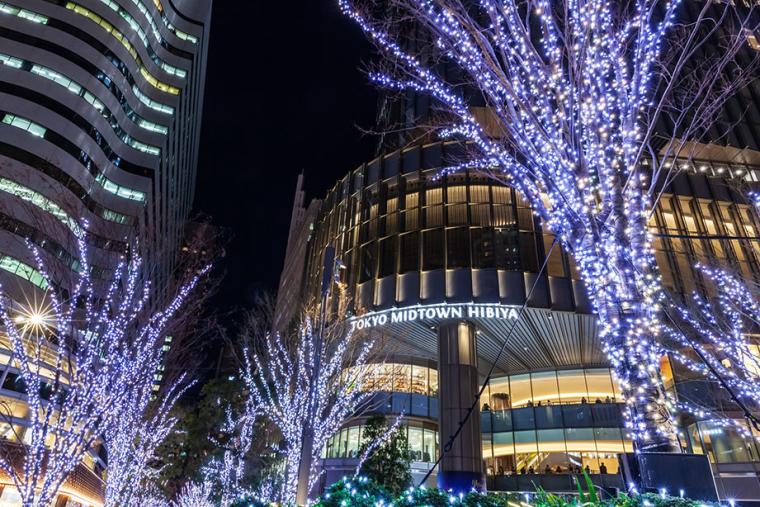 東京ミッドタウン日比谷　HIBIYA Magic Time Illumination 2022