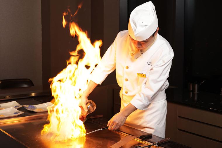 「The Okura Tokyo」鉄板焼さざんか