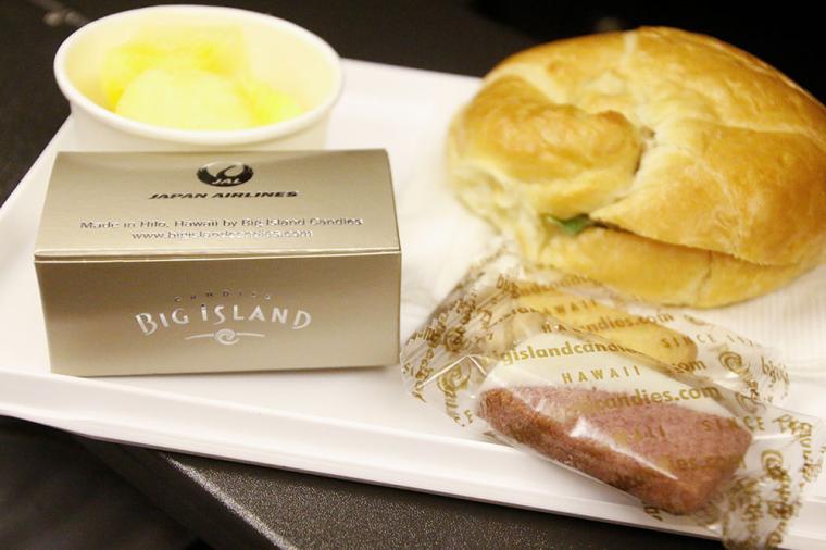JAL ハワイ線 機内食