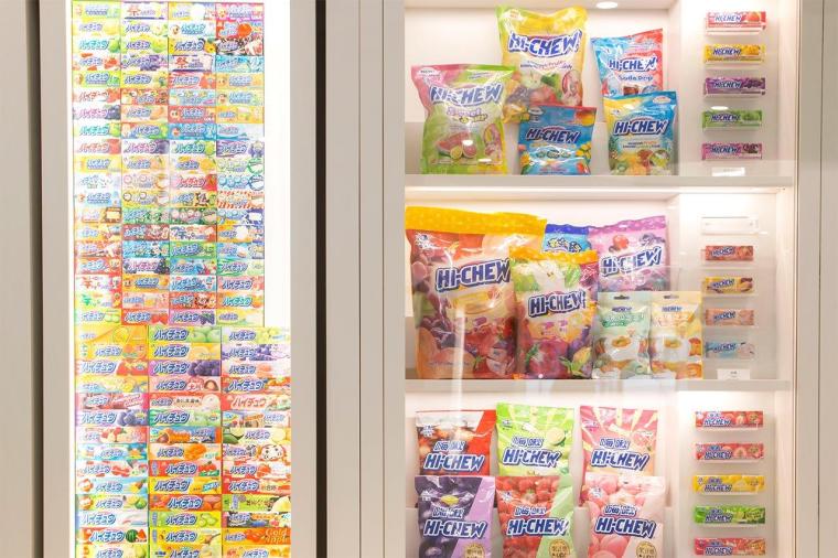 ハイチュウの展示
