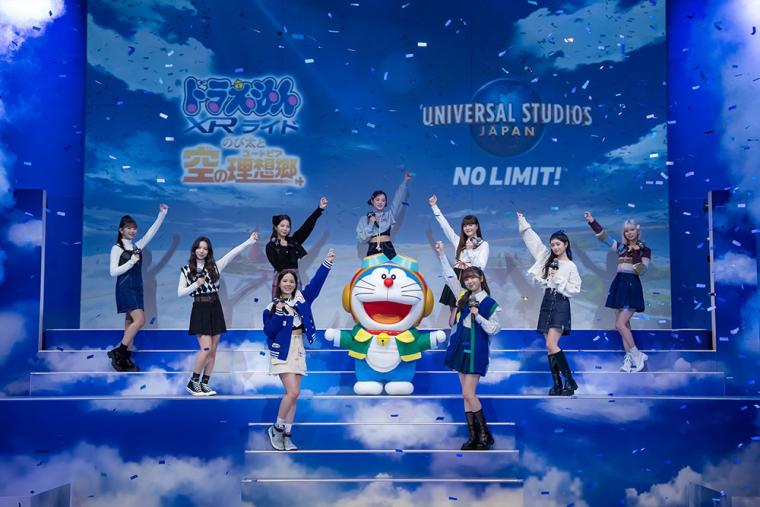 USJ「ドラえもん」NiziU登場オープニング・セレモニー