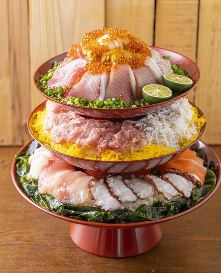くるくるなると「絶景海鮮丼」