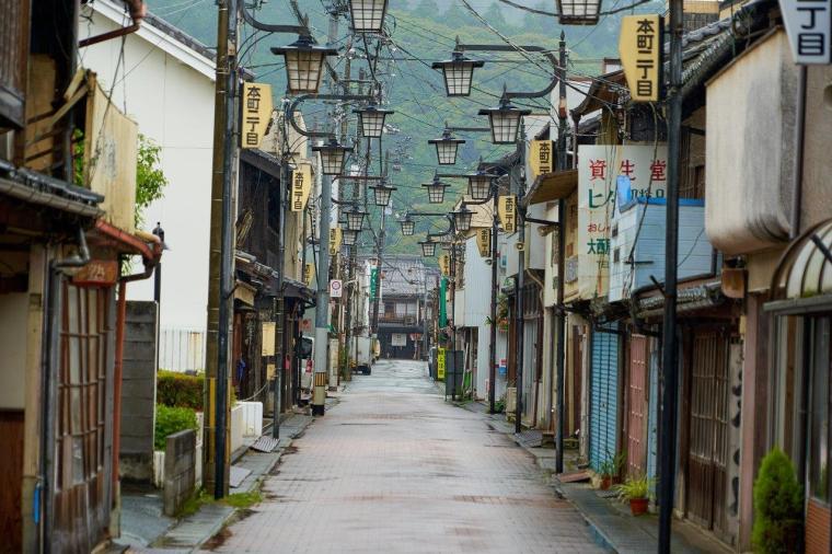大洲の町並み