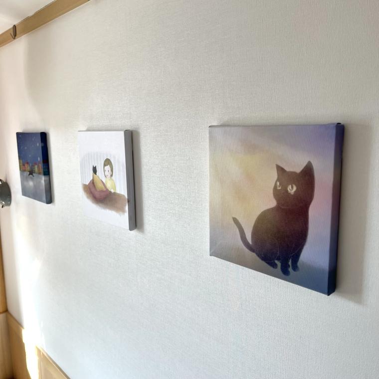 『かいねこきぶん』コラボルーム壁面