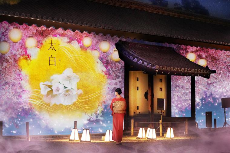 「NAKED桜まつり」台所前庭