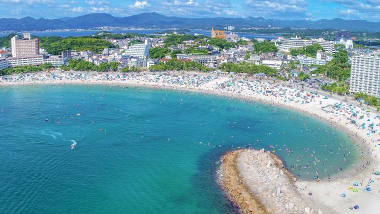 和歌山・白良浜海水浴場