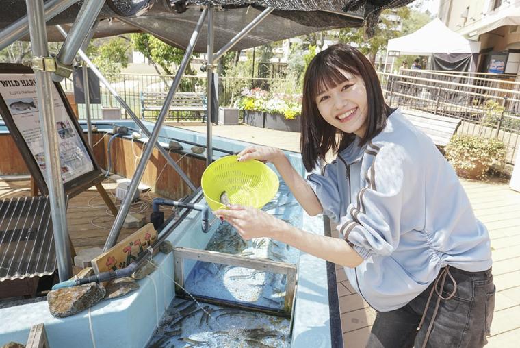 ネスタリゾート神戸 魚のつかみ取り