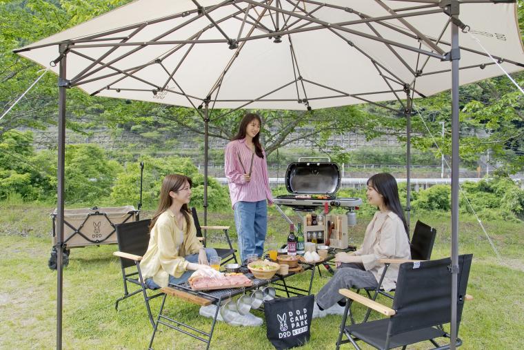「スプリングスひよし」DOD RIVERSIDE BBQ