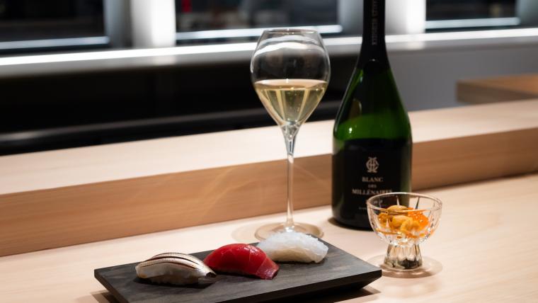 「Cuvée J2 Hôtel Osaka by 温故知新」AWA SUSHI 泡鮨