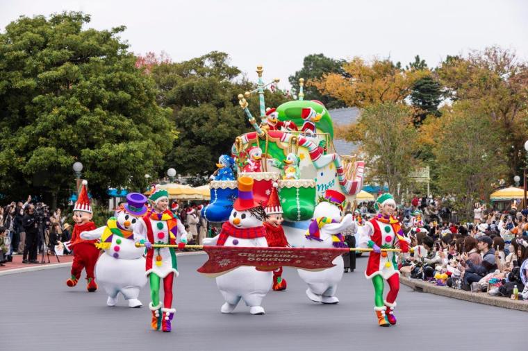 2024年 東京ディズニーランド クリスマス パレード