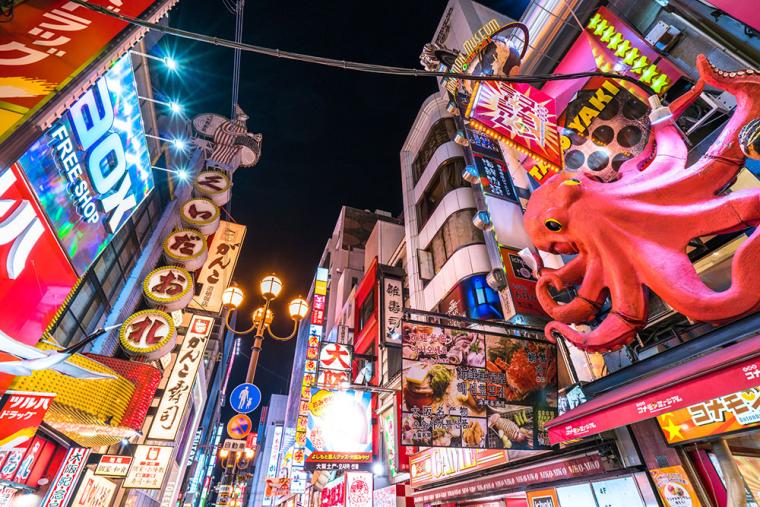 大阪・道頓堀 立体看板