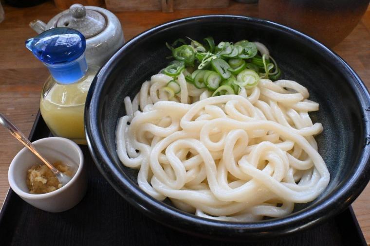 開店前から行列ができる人気店「手打ちうどん まるしん」香美市