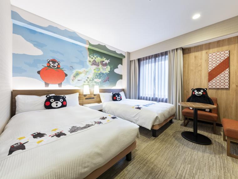 「三井ガーデンホテル熊本」くまRoom®（スタンダードツイン）