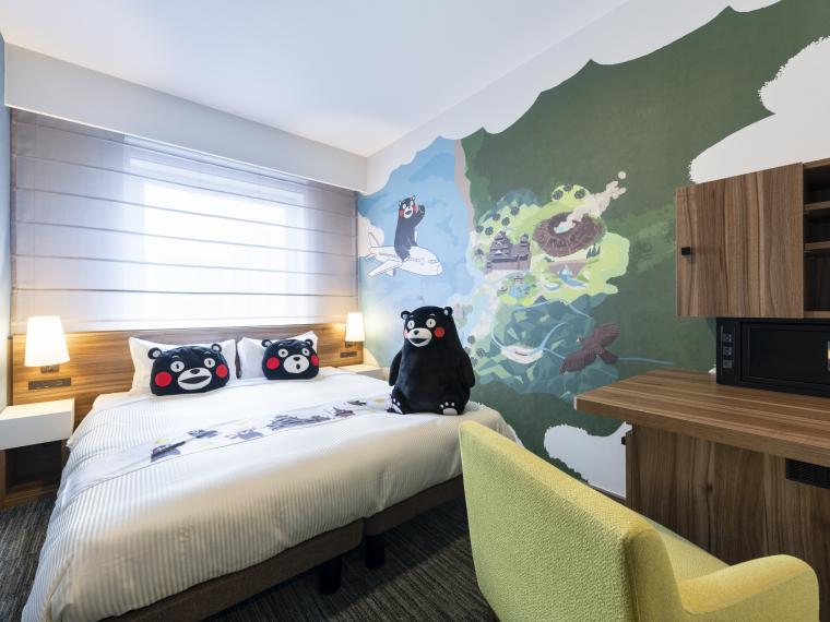 「三井ガーデンホテル熊本」くまRoom®（スタンダードクイーン）