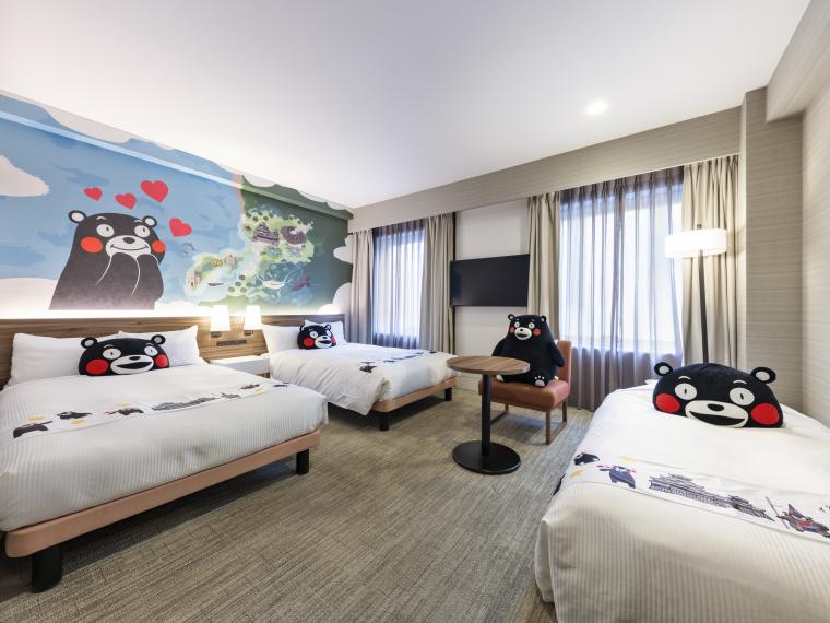 「三井ガーデンホテル熊本」くまRoom®（モデレートツイン+ソファベッド）2