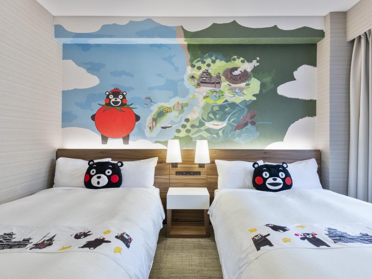 「三井ガーデンホテル熊本」くまRoom®（スタンダードツイン）2