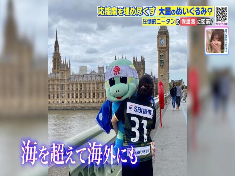 サッカー界で話題の「圧倒的ニータン」観客席にひしめく大量のもふもふ