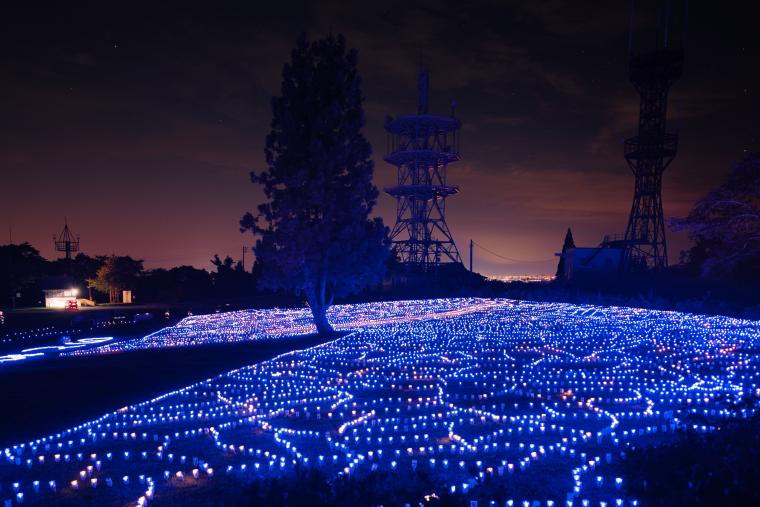 「オヂヤホタル　OJIYA HOTARU illumination」あぜのきらめき